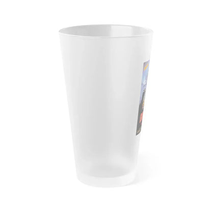 GODZILLA 1985 Movie Poster - Frosted Pint Glass 16oz - Go Mug Yourself