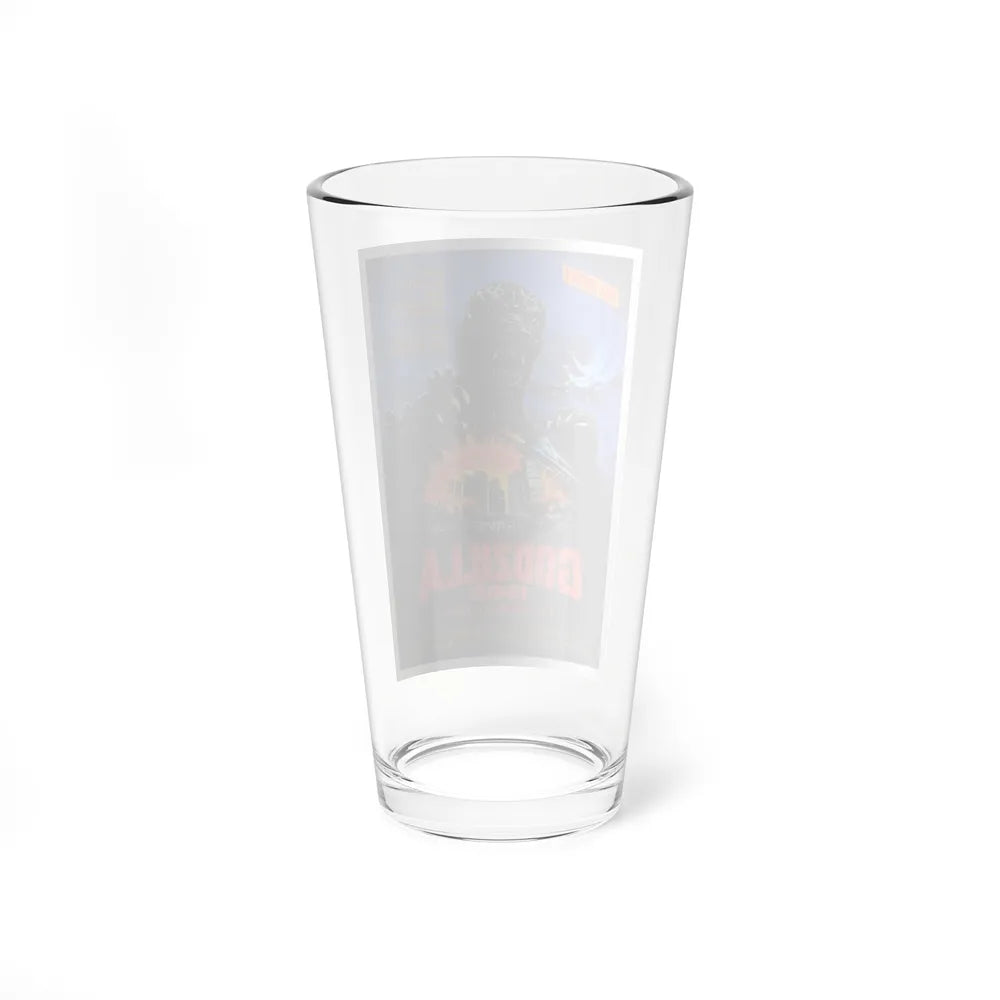 GODZILLA 1985 Movie Poster - Pint Glass 16oz-Go Mug Yourself