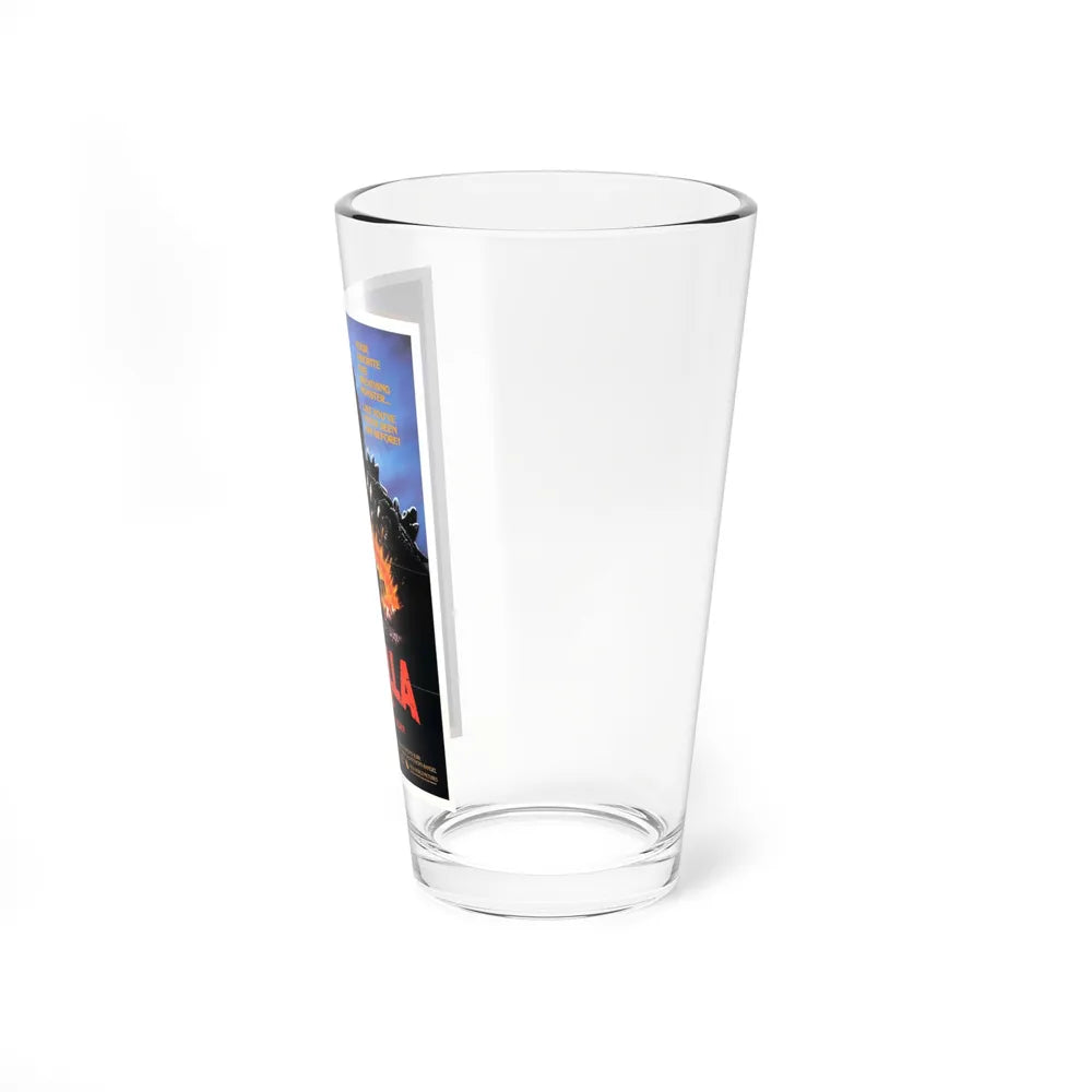 GODZILLA 1985 Movie Poster - Pint Glass 16oz-Go Mug Yourself