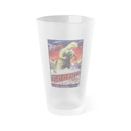 GODZILLA (2) 1954 Movie Poster - Frosted Pint Glass 16oz Default Title - Go Mug Yourself