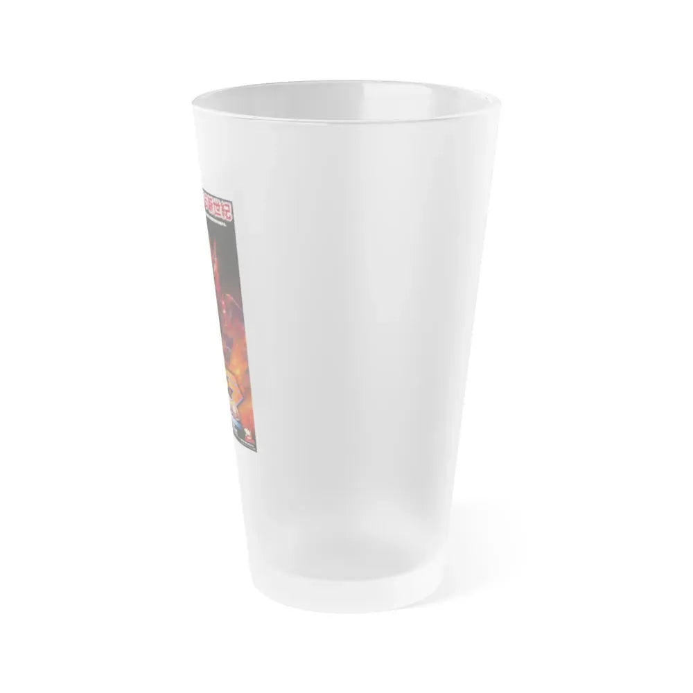 GODZILLA 2000 (ASIAN) 1999 Movie Poster - Frosted Pint Glass 16oz - Go Mug Yourself