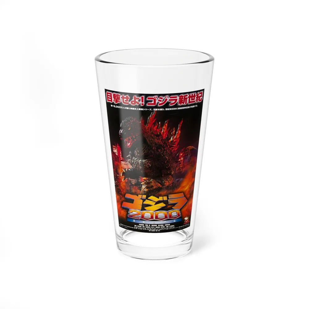 GODZILLA 2000 (ASIAN) 1999 Movie Poster - Pint Glass 16oz-16oz-Go Mug Yourself