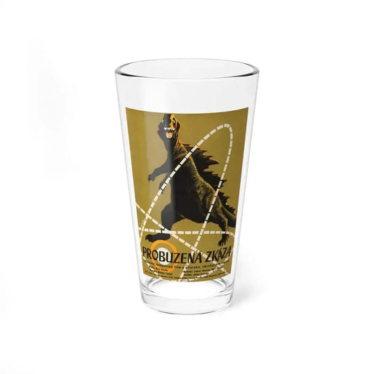 GODZILLA (CHECH) 1954 Movie Poster - Pint Glass 16oz 16oz - Go Mug Yourself