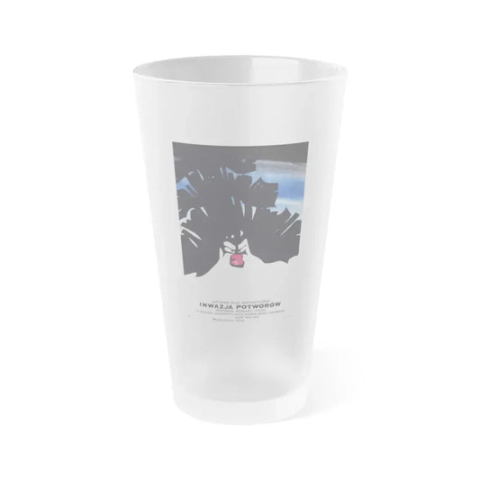 GODZILLA - INVASION OF THE ASTRO MONSTERS 1965 Movie Poster - Frosted Pint Glass 16oz Default Title - Go Mug Yourself