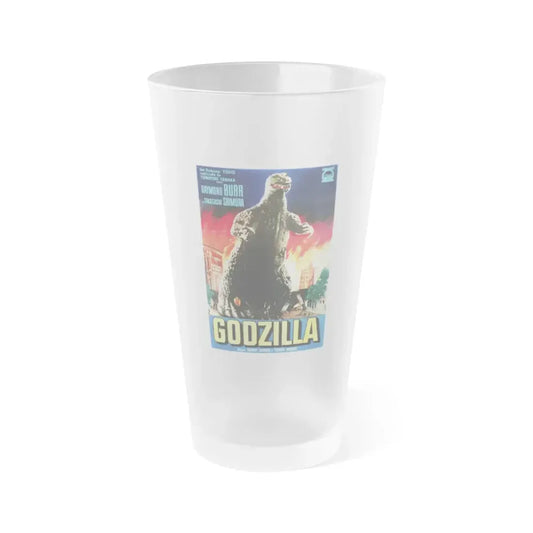 GODZILLA (ITALIAN) 1954 Movie Poster - Frosted Pint Glass 16oz Default Title - Go Mug Yourself