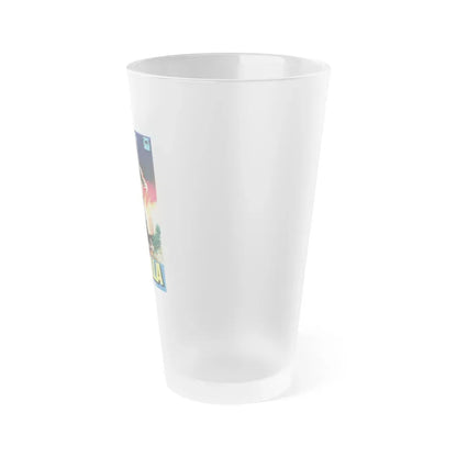GODZILLA (ITALIAN) 1954 Movie Poster - Frosted Pint Glass 16oz - Go Mug Yourself