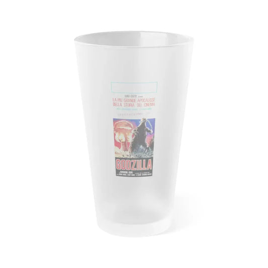 GODZILLA (ITALIAN) 3 1954 Movie Poster - Frosted Pint Glass 16oz Default Title - Go Mug Yourself