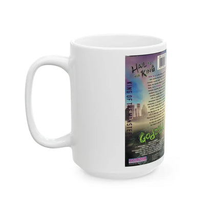 GODZILLA KING OF THE MONSTERS (VHS COVER) - White Coffee Mug - Go Mug Yourself