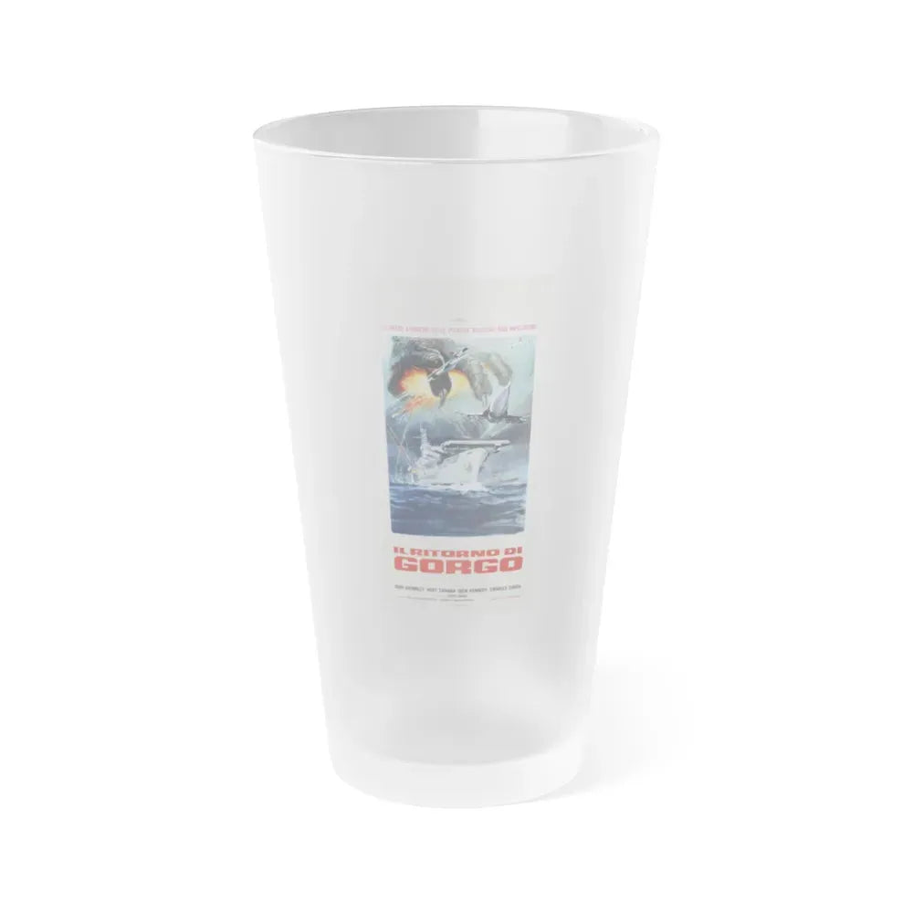 GODZILLA'S REVENGE (ITALIAN) 1969 Movie Poster - Frosted Pint Glass 16oz Default Title - Go Mug Yourself