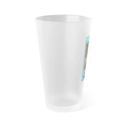 GODZILLA VS BIONIC MONSTER (GODZILLA VS MECHAGODZILLA) 1974 Movie Poster - Frosted Pint Glass 16oz - Go Mug Yourself