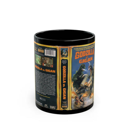 GODZILLA VS GIGAN (VHS COVER) - Black Coffee Mug-11oz-Go Mug Yourself