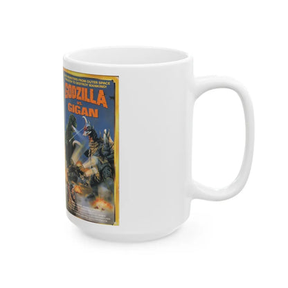 GODZILLA VS GIGAN (VHS COVER) - White Coffee Mug-Go Mug Yourself