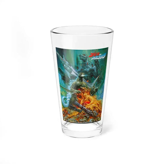 GODZILLA VS MECHAGODZILLA 1993 Movie Poster - Pint Glass 16oz 16oz - Go Mug Yourself