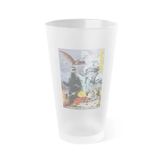 GODZILLA VS MECHAGODZILLA (2) 1993 Movie Poster - Frosted Pint Glass 16oz-Go Mug Yourself