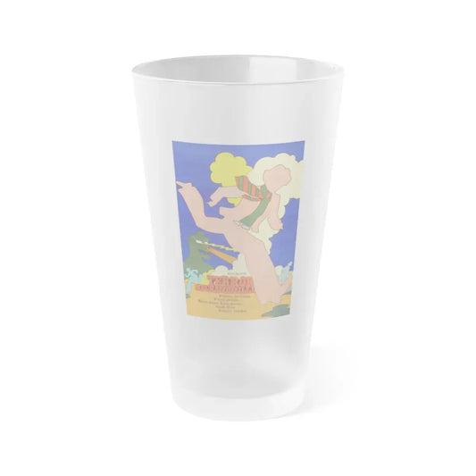 GODZILLA VS MECHAGODZILLA (POLISH) 1993 Movie Poster - Frosted Pint Glass 16oz 16oz Frosted - Go Mug Yourself