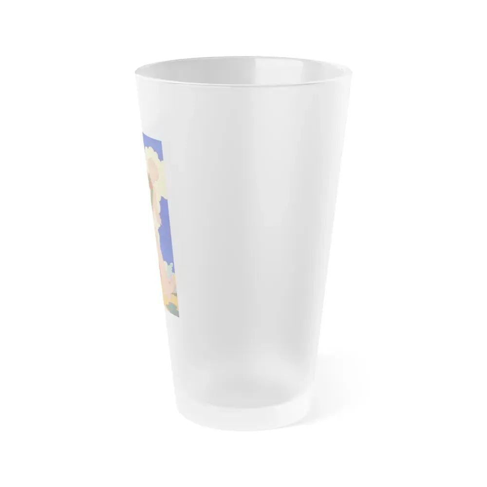 GODZILLA VS MECHAGODZILLA (POLISH) 1993 Movie Poster - Frosted Pint Glass 16oz - Go Mug Yourself