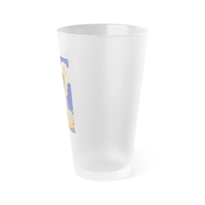 GODZILLA VS MECHAGODZILLA (POLISH) 1993 Movie Poster - Frosted Pint Glass 16oz - Go Mug Yourself