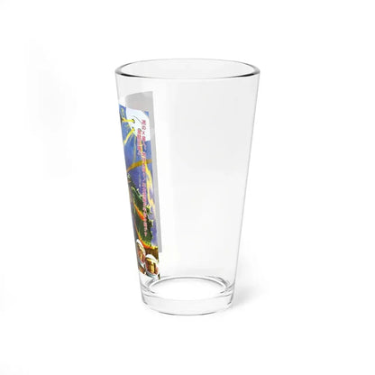 GODZILLA VS MONSTER ZERO (JAPANESE) 1965 Movie Poster - Pint Glass 16oz - Go Mug Yourself