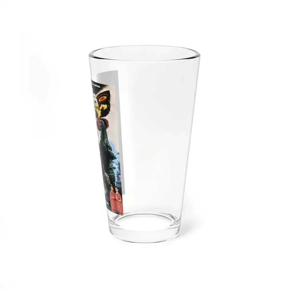 GODZILLA VS MOTHRA 1992 Movie Poster - Pint Glass 16oz - Go Mug Yourself