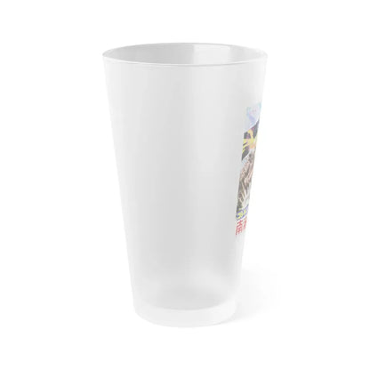 GODZILLA VS THE SEA MONSTER (JAPANESE) 1966 Movie Poster - Frosted Pint Glass 16oz - Go Mug Yourself