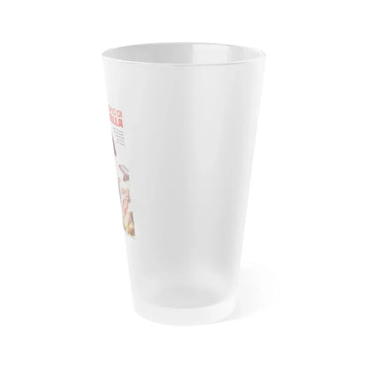 GODZILLA VS THE SEA MONSTER (SPANISH) 1966 Movie Poster - Frosted Pint Glass 16oz - Go Mug Yourself