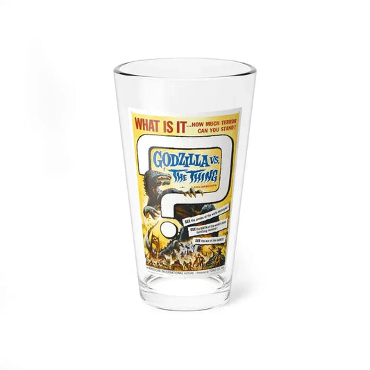 GODZILLA VS THE THING 1964 Movie Poster - Pint Glass 16oz 16oz - Go Mug Yourself