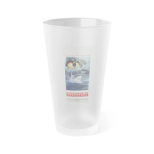 GODZILLA'S REVENGE (ITALIAN) 1969 Movie Poster - Frosted Pint Glass 16oz-Go Mug Yourself