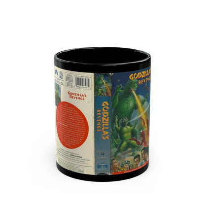 GODZILLAS REVENGE (VHS COVER) - Black Coffee Mug 11oz - Go Mug Yourself
