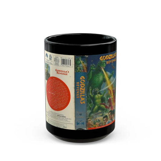 GODZILLAS REVENGE (VHS COVER) - Black Coffee Mug-15oz-Go Mug Yourself