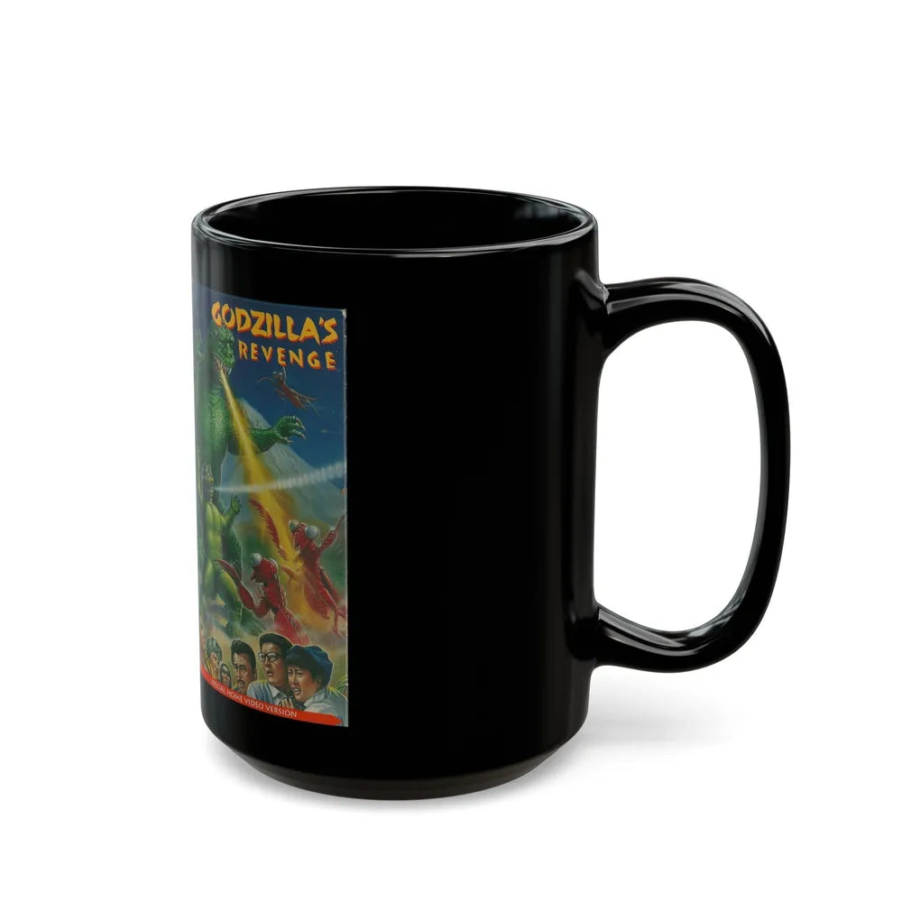 GODZILLAS REVENGE (VHS COVER) - Black Coffee Mug-Go Mug Yourself