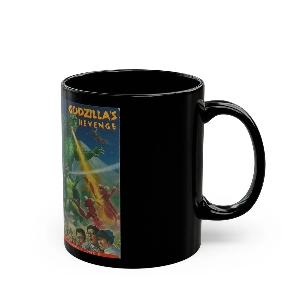 GODZILLAS REVENGE (VHS COVER) - Black Coffee Mug-Go Mug Yourself