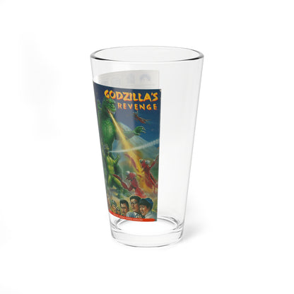 GODZILLAS REVENGE (VHS COVER) Pint Glass 16oz-Go Mug Yourself