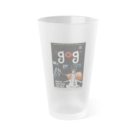 GOG 1954 Movie Poster - Frosted Pint Glass 16oz-Go Mug Yourself