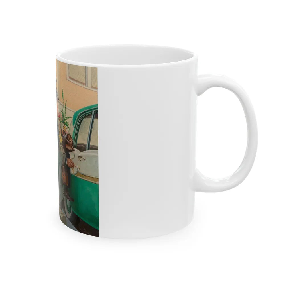 Going Home - White Coffee Mug-Go Mug Yourself