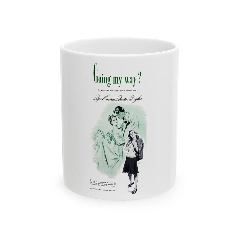 Going My Way, Good Housekeeping, August 1942 - White Coffee Mug-11oz-Go Mug Yourself