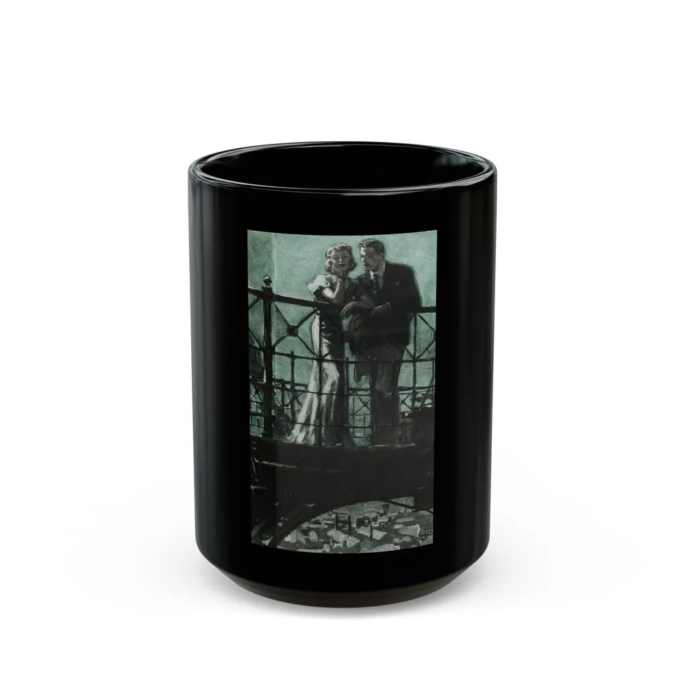 Going through the Moonlight, Cosmopolitan, August 1936 - Black Coffee Mug-15oz-Go Mug Yourself