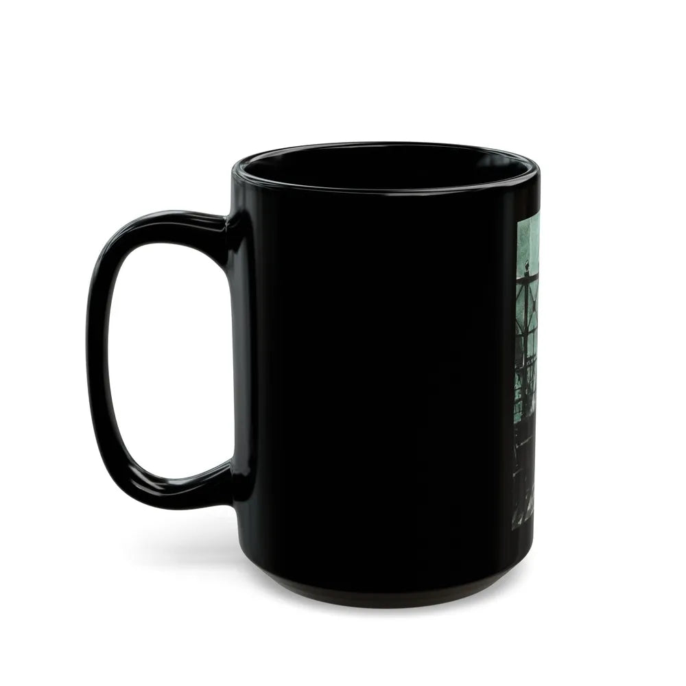 Going through the Moonlight, Cosmopolitan, August 1936 - Black Coffee Mug-Go Mug Yourself