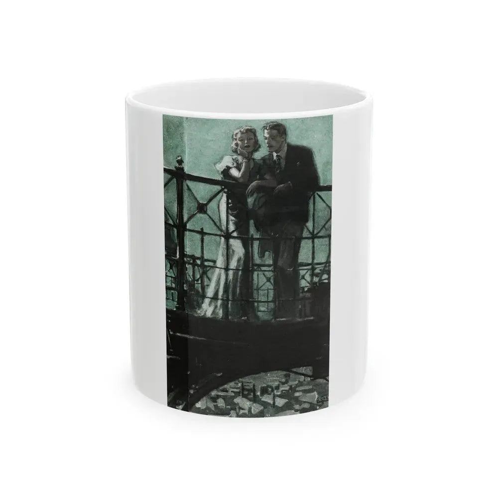 Going through the Moonlight, Cosmopolitan, August 1936 - White Coffee Mug 11oz - Go Mug Yourself