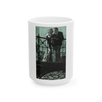 Going through the Moonlight, Cosmopolitan, August 1936 - White Coffee Mug-15oz-Go Mug Yourself