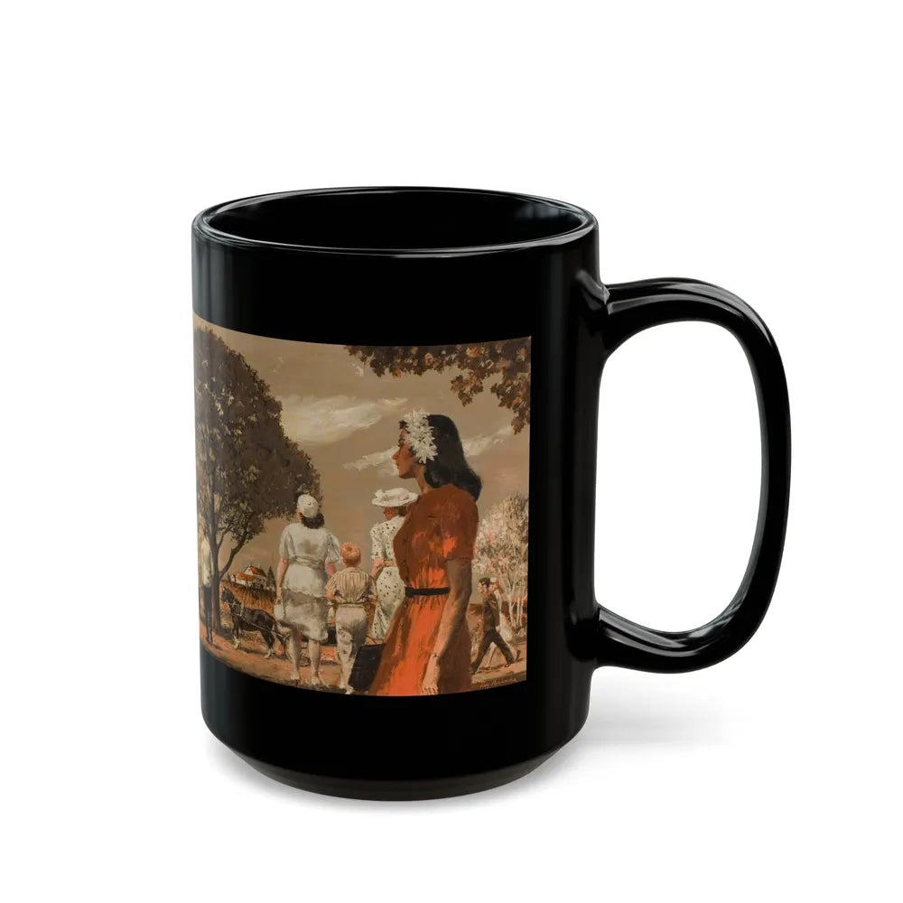 Going to Church - Black Coffee Mug-Go Mug Yourself