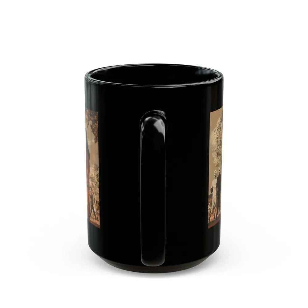 Going to Church - Black Coffee Mug-Go Mug Yourself