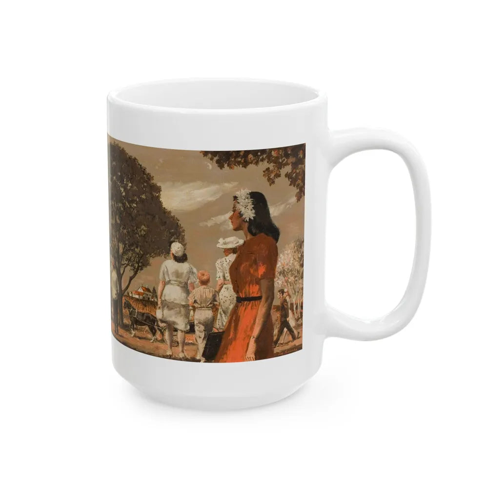 Going to Church - White Coffee Mug-Go Mug Yourself