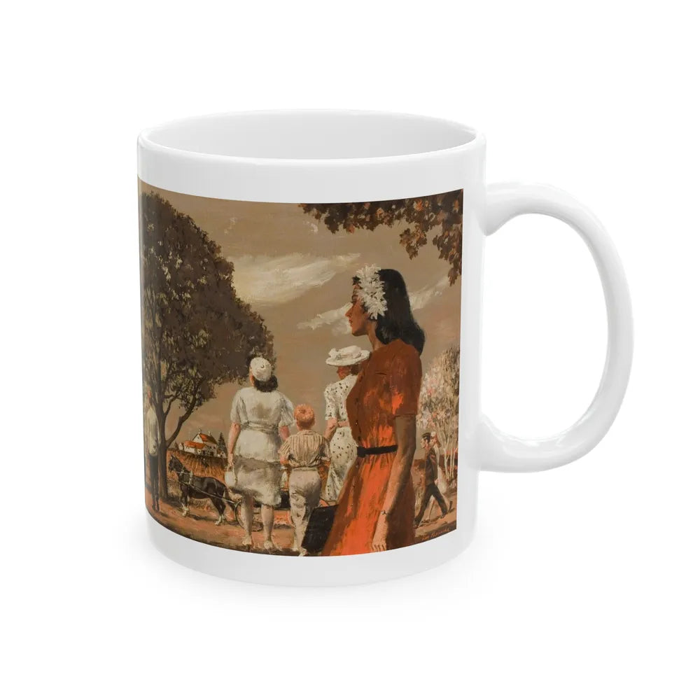 Going to Church - White Coffee Mug-Go Mug Yourself