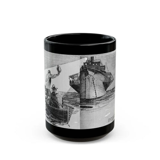 Gold Blood, Blue Book Magazine, June 1940 - Black Coffee Mug-15oz-Go Mug Yourself