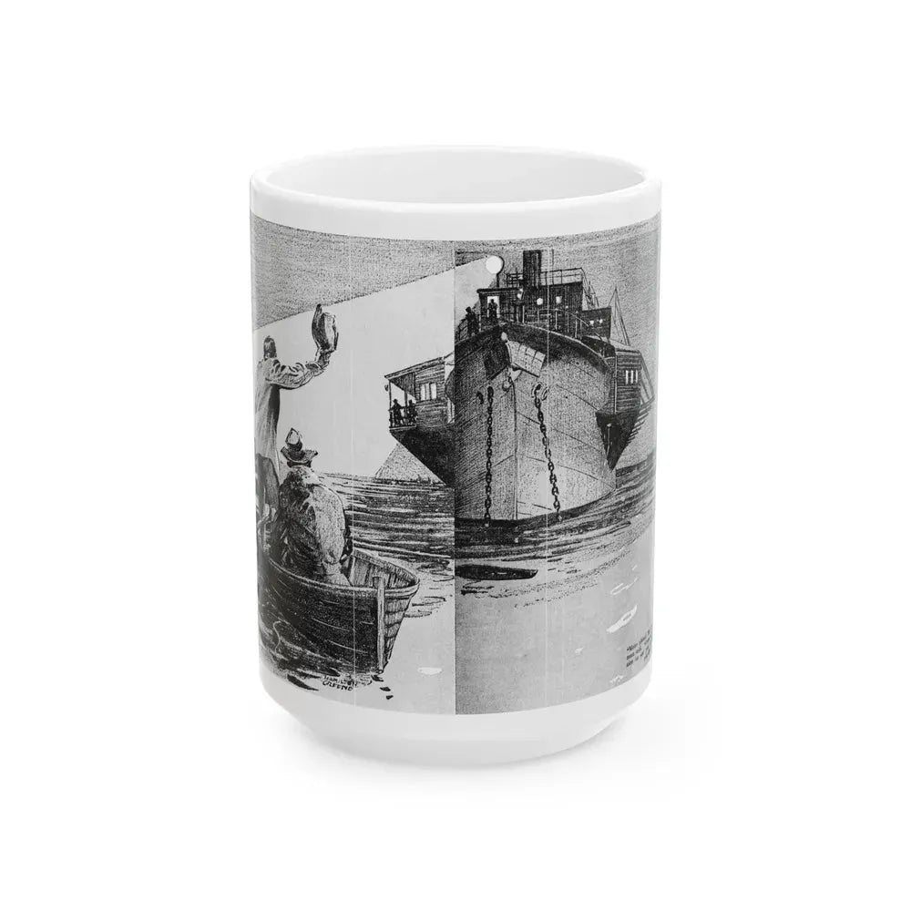 Gold Blood, Blue Book Magazine, June 1940 - White Coffee Mug 15oz - Go Mug Yourself