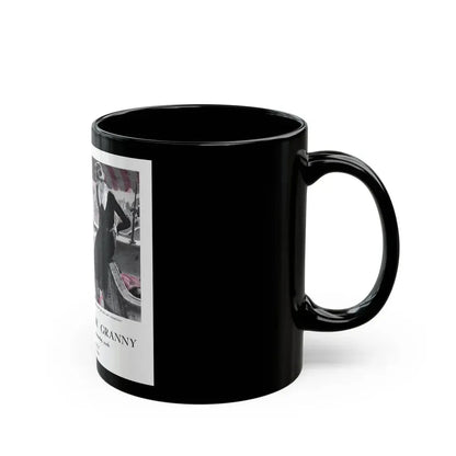 Gold Mules for Granny (1), Pictorial Review, August 1930 - Black Coffee Mug - Go Mug Yourself