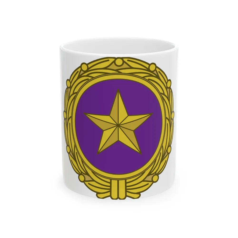 Gold Star Lapel (U.S. Army) White Coffee Mug-11oz-Go Mug Yourself