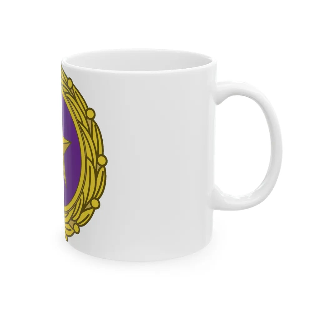 Gold Star Lapel (U.S. Army) White Coffee Mug-Go Mug Yourself