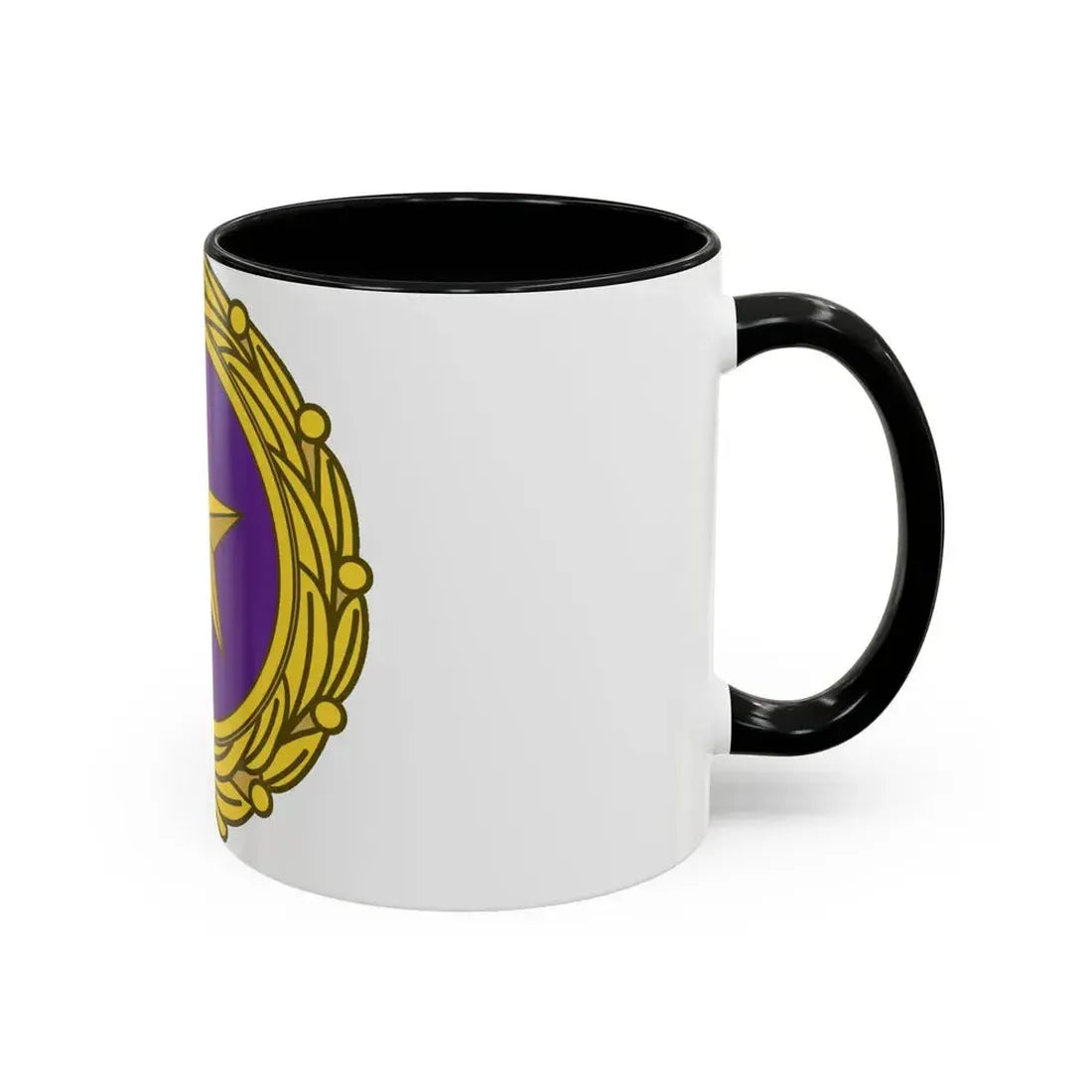 Gold Star Lapel (U.S. Army) Accent Coffee Mug - Go Mug Yourself