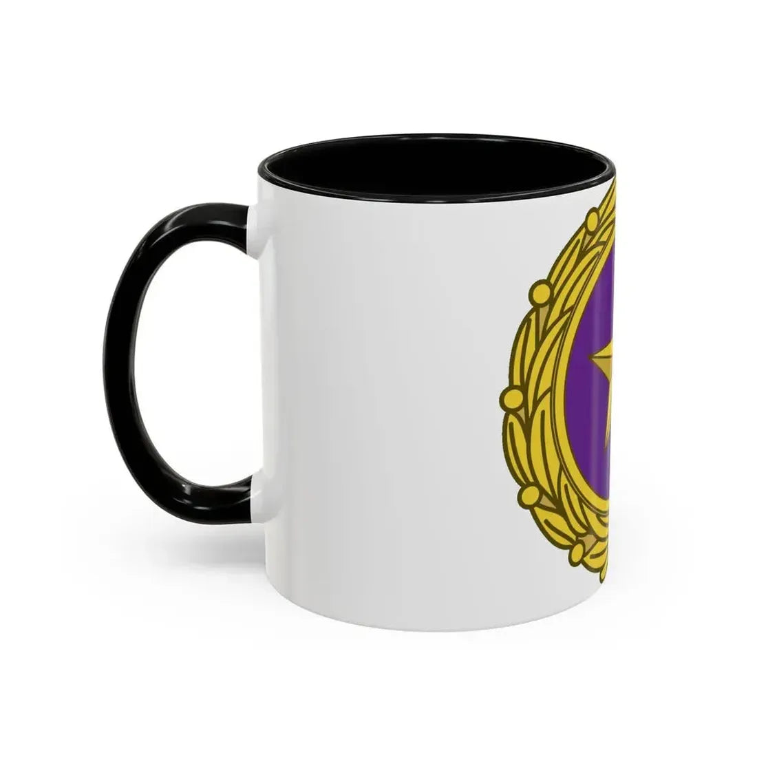 Gold Star Lapel (U.S. Army) Accent Coffee Mug - Go Mug Yourself